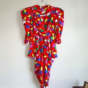 Vintage 1980's GLENROB Cocktail Dress